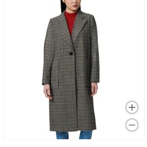 BERNARDO PLAID COAT, nwt